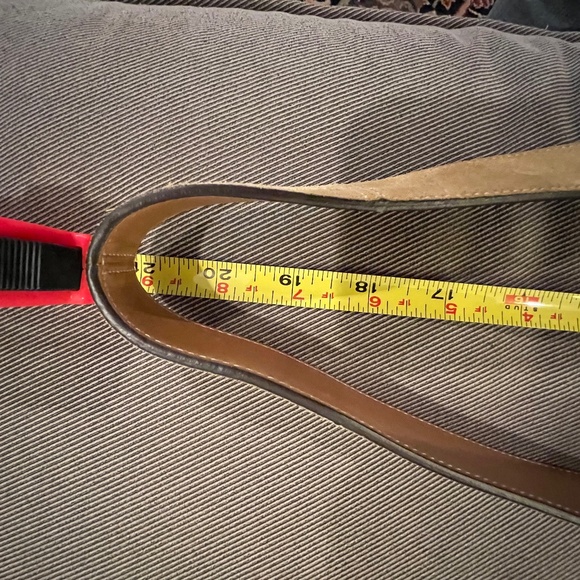 Coach Suede w/Sherpa Trim Saddlebag Style Purse - Picture 10 of 15